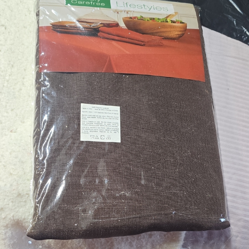 Brown Tablecloth